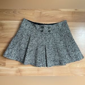 Tweed Pleated Skirt Size 40 ( US Size 2) by United Colors of Benetton